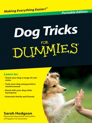 cover image of Dog Tricks For Dummies